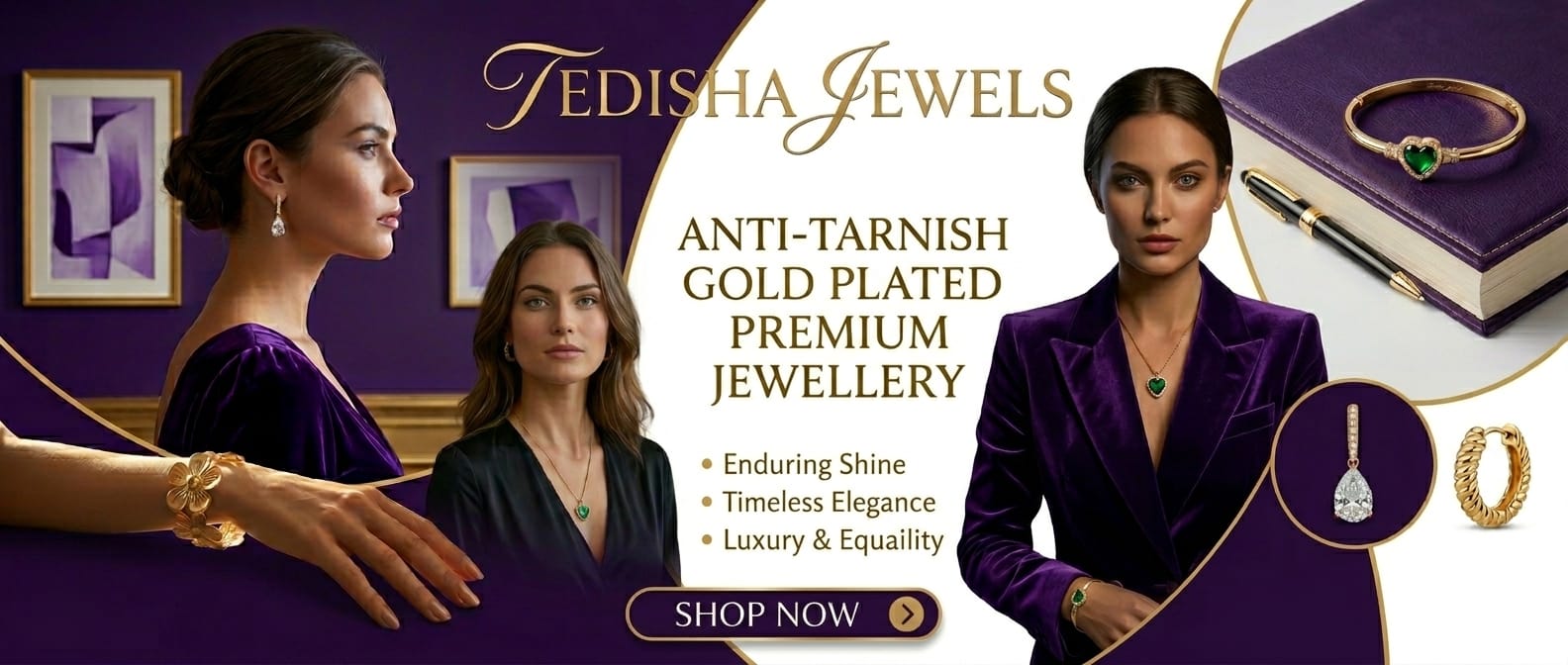 Anti Tarnish From Tedisha Jewels