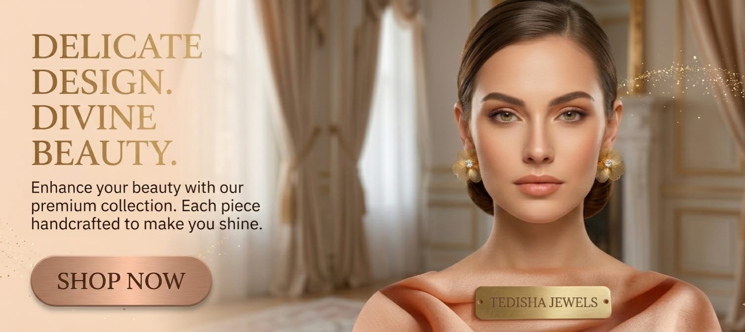 website banner of tedisha Jewels